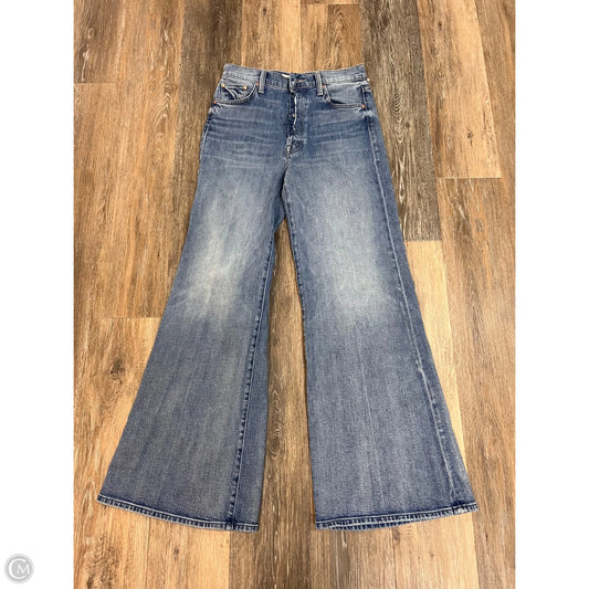 Jeans Wide Leg By Mother In Blue Denim, Size: 4