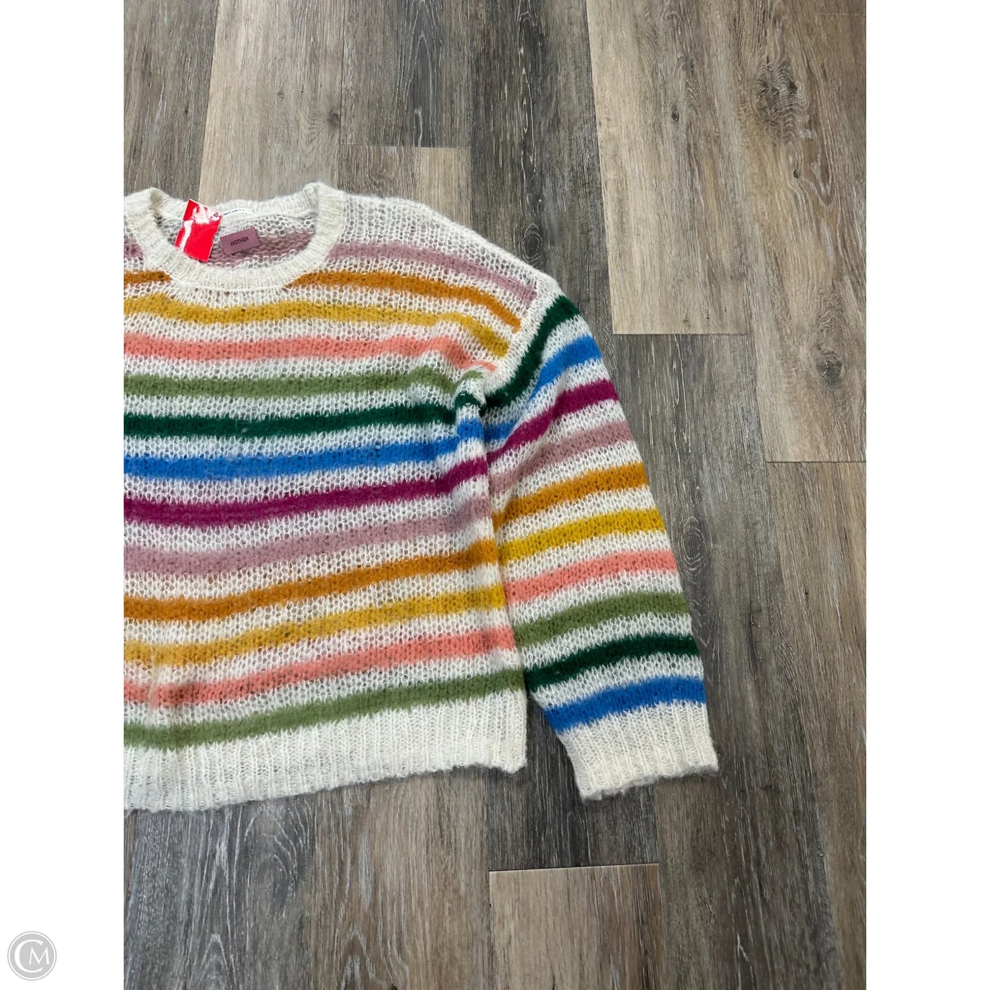 Sweater By Mother In Rainbow Print, Size: Xl