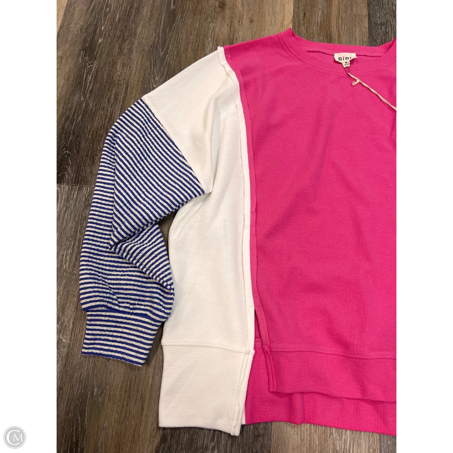 Top Long Sleeve By Bibi In Pink, Size: M