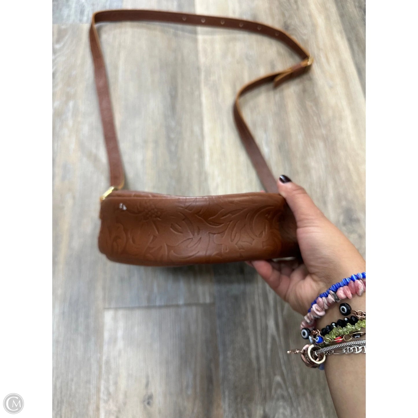 Crossbody Leather By Portland Leather, Size: Medium