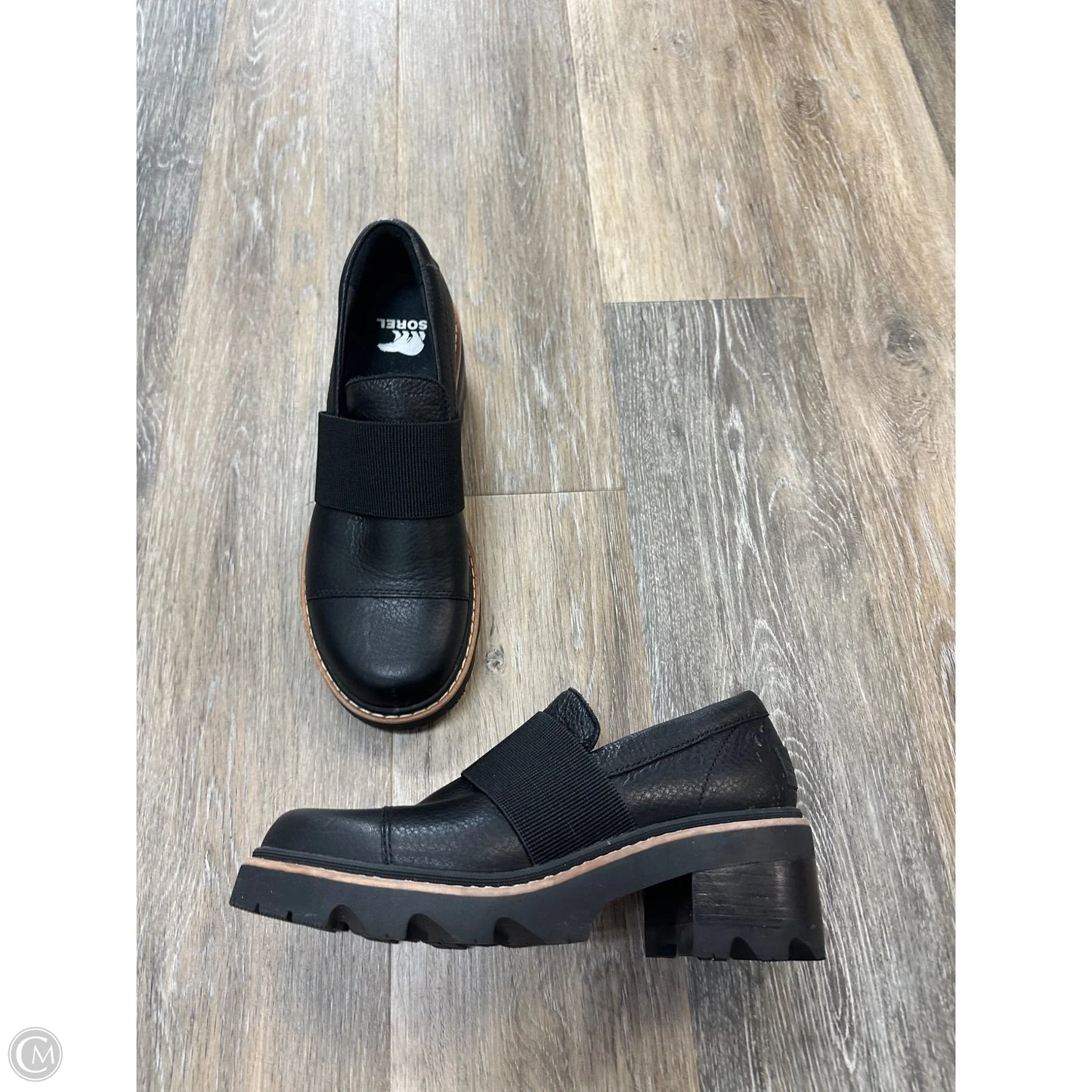 Shoes Heels Block By Sorel In Black, Size: 9