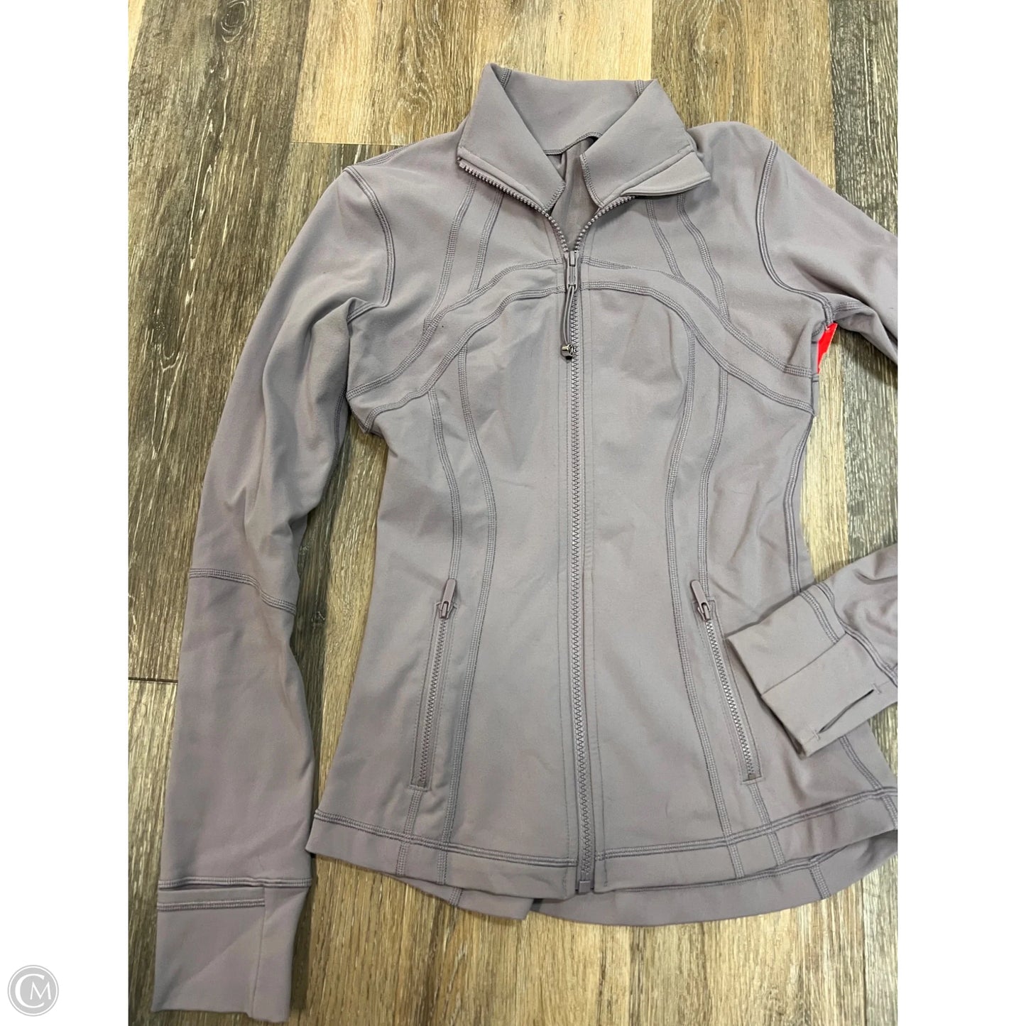 Athletic Jacket By Lululemon In Purple, Size: 4