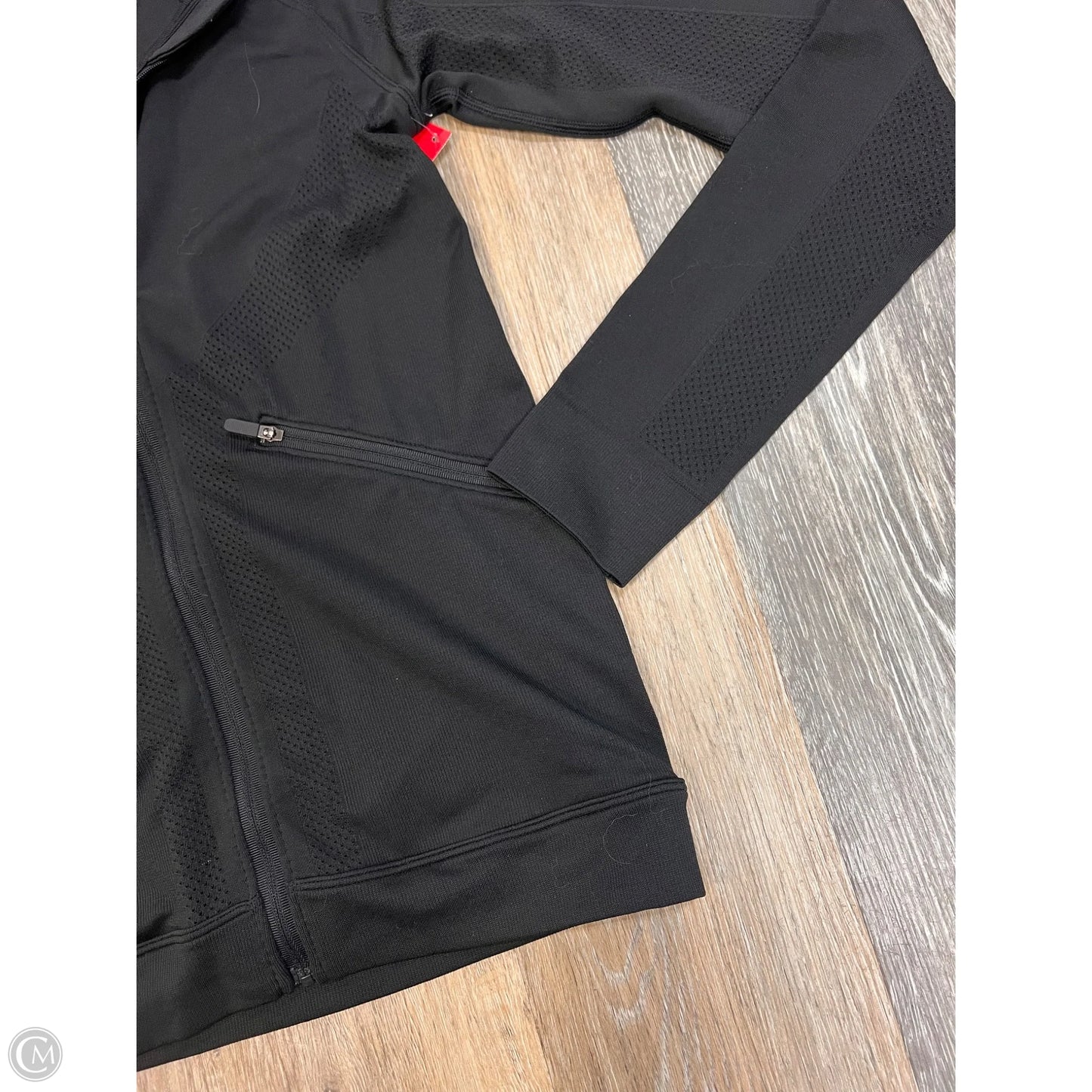 Athletic Jacket By Lululemon In Black, Size: 6