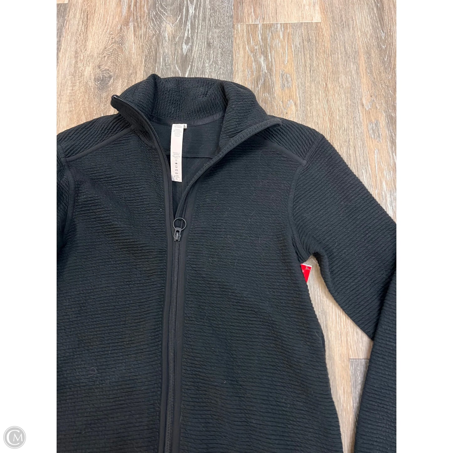 Athletic Jacket By Lululemon In Black, Size: 2