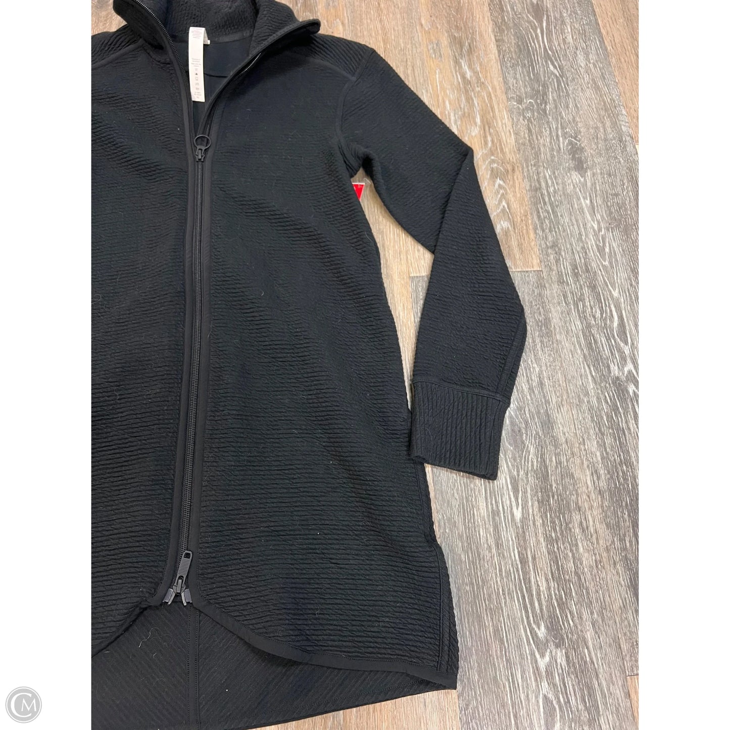 Athletic Jacket By Lululemon In Black, Size: 2