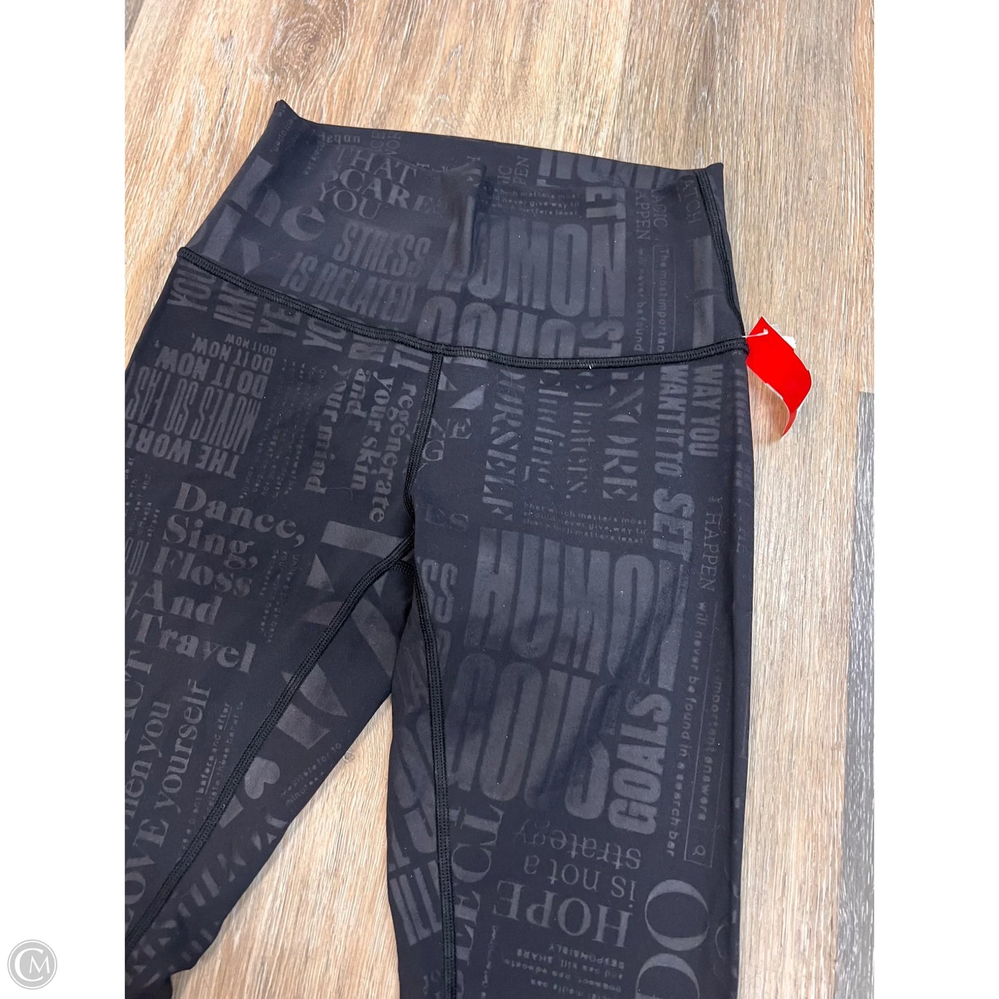 Athletic Leggings By Lululemon In Black, Size: 4