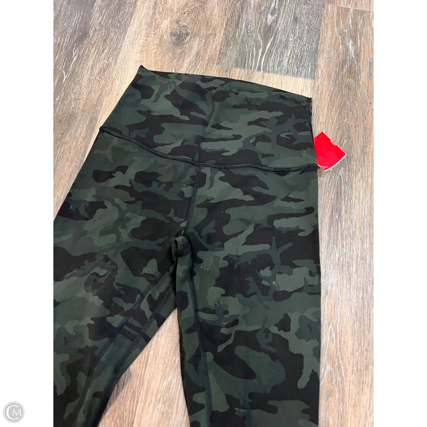 Athletic Leggings By Lululemon In Camouflage Print, Size: 4