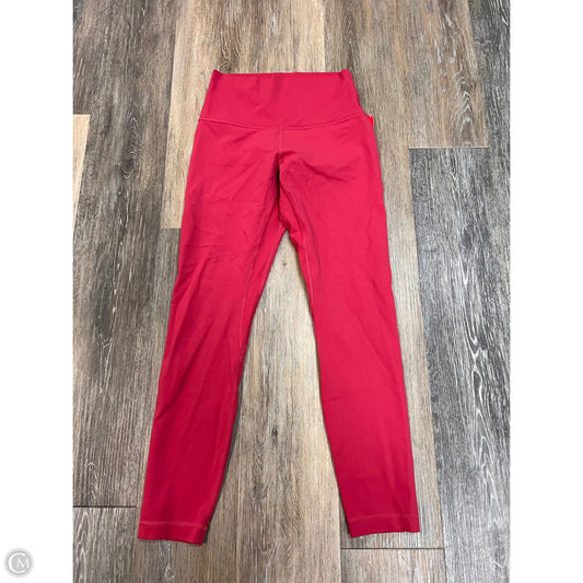 Athletic Leggings By Lululemon In Pink, Size: 6