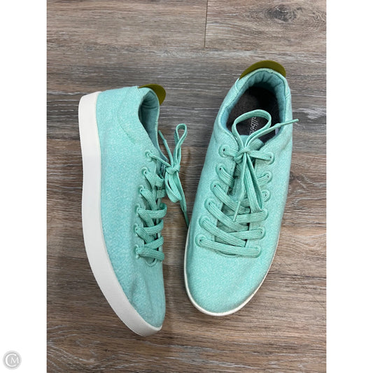 Shoes Sneakers By Allbirds In Green, Size: 9