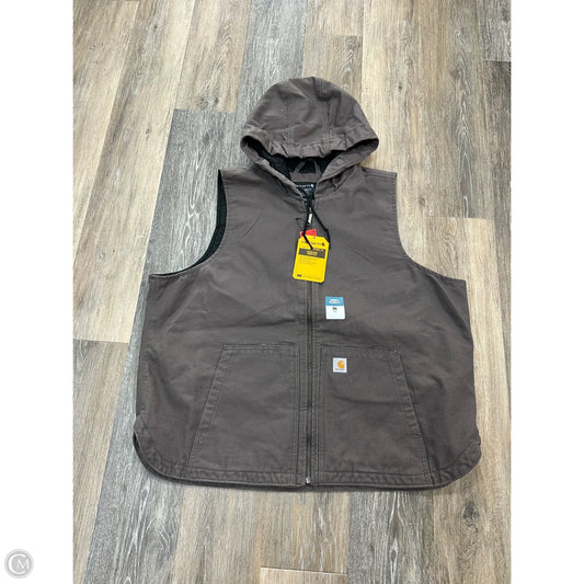 Vest Other By Carhartt In Grey, Size: Xxl