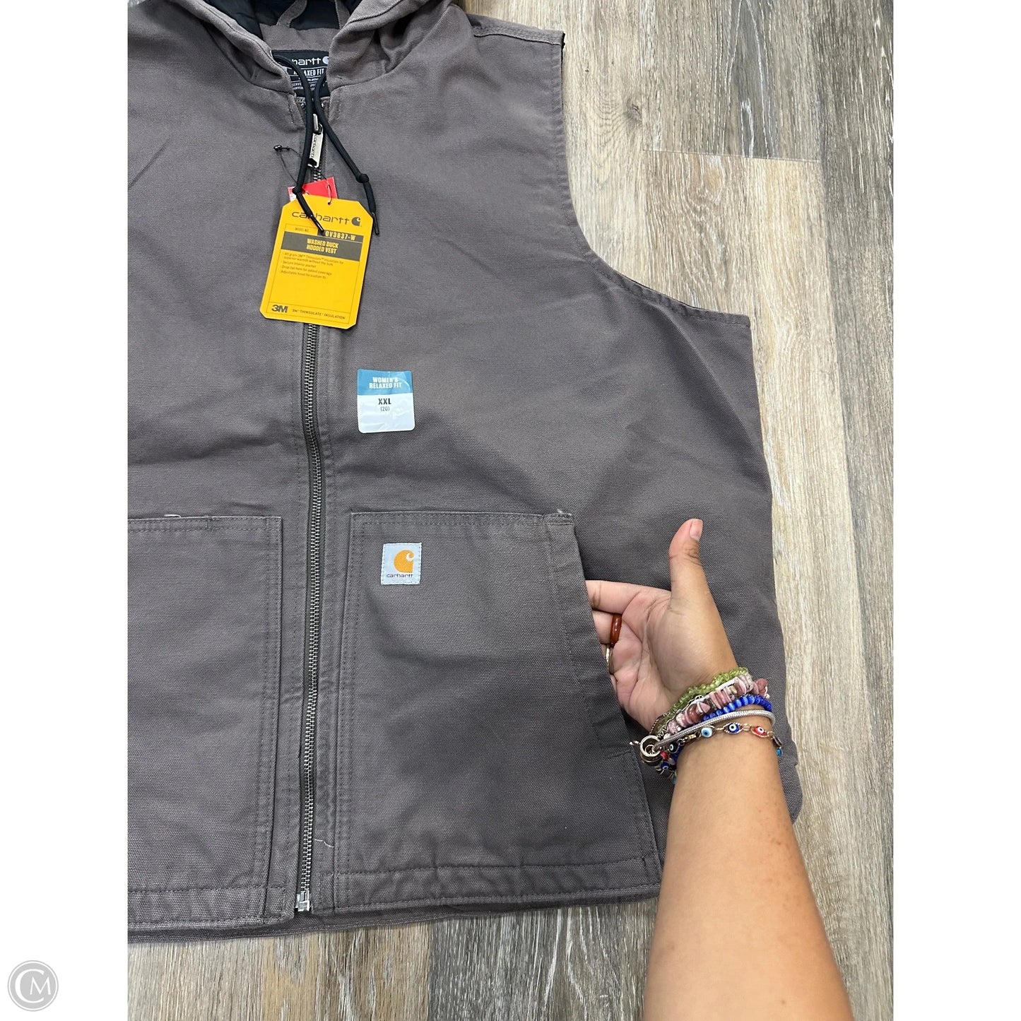 Vest Other By Carhartt In Grey, Size: Xxl