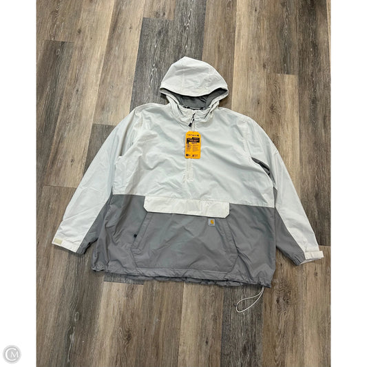 Coat Raincoat By Carhartt In Cream, Size: 2x