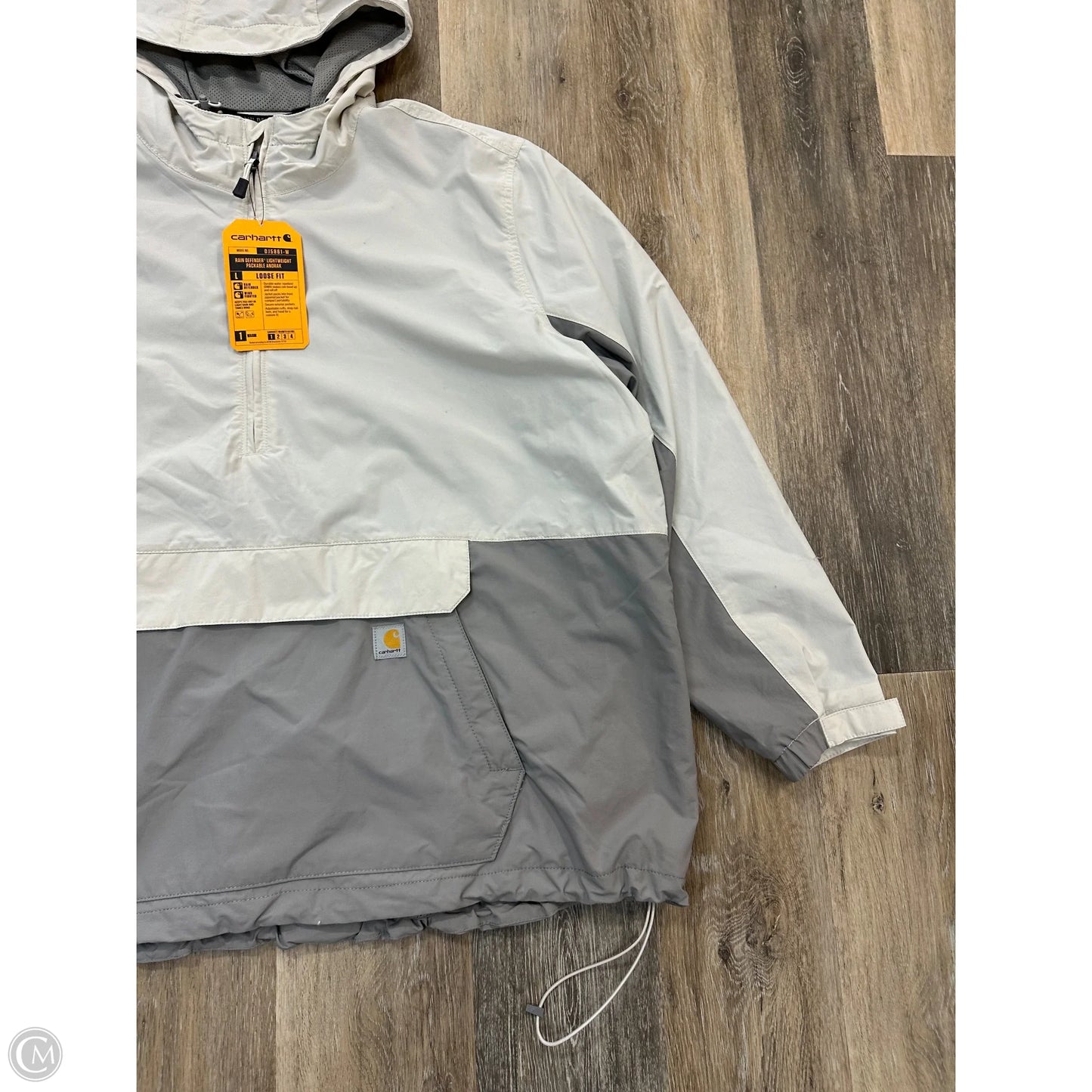 Coat Raincoat By Carhartt In Cream, Size: 2x
