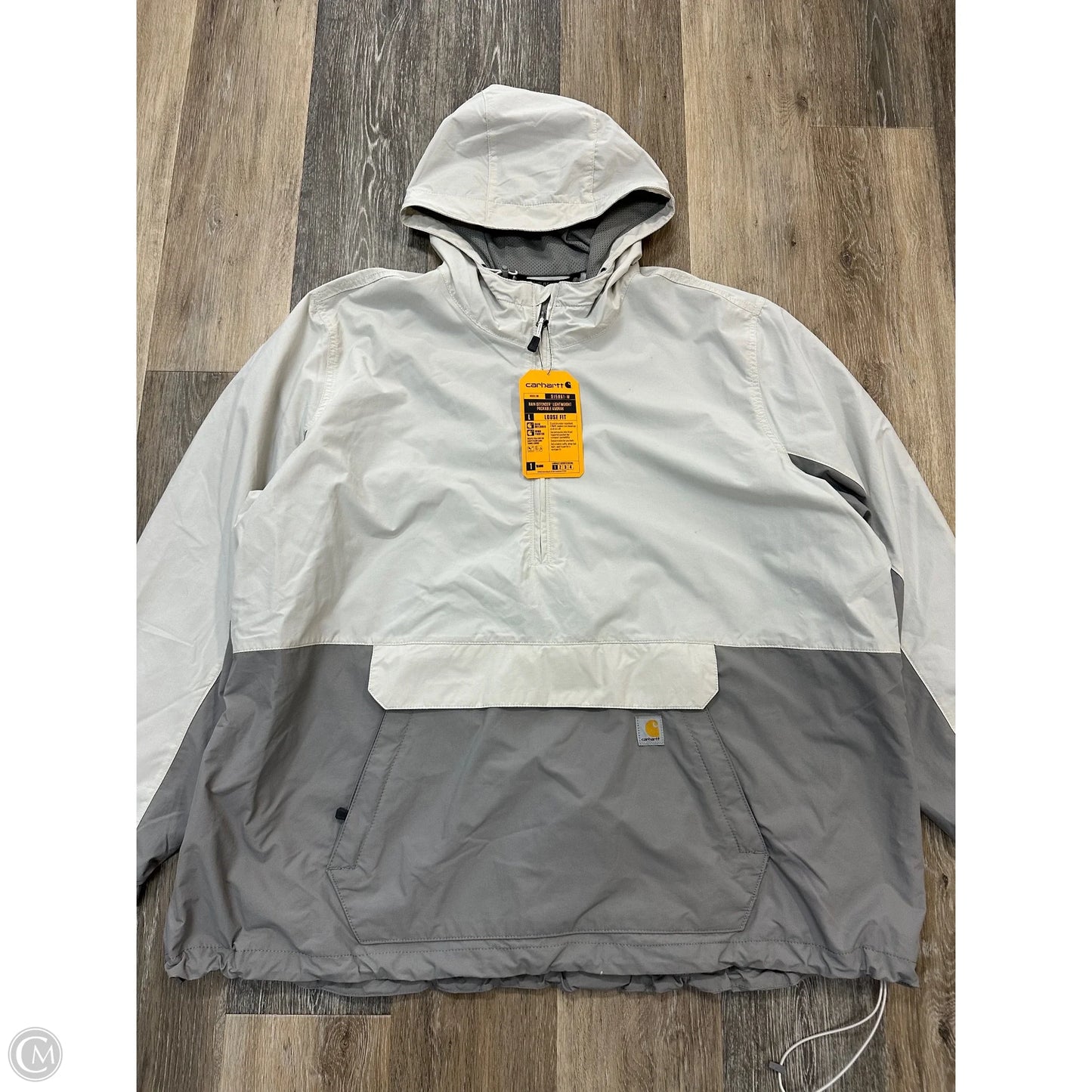 Coat Raincoat By Carhartt In Cream, Size: 2x