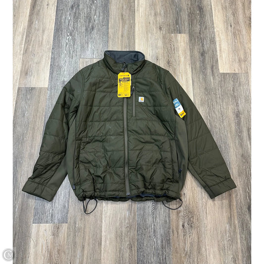 Jacket Puffer & Quilted By Carhartt In Gold, Size: Xxl