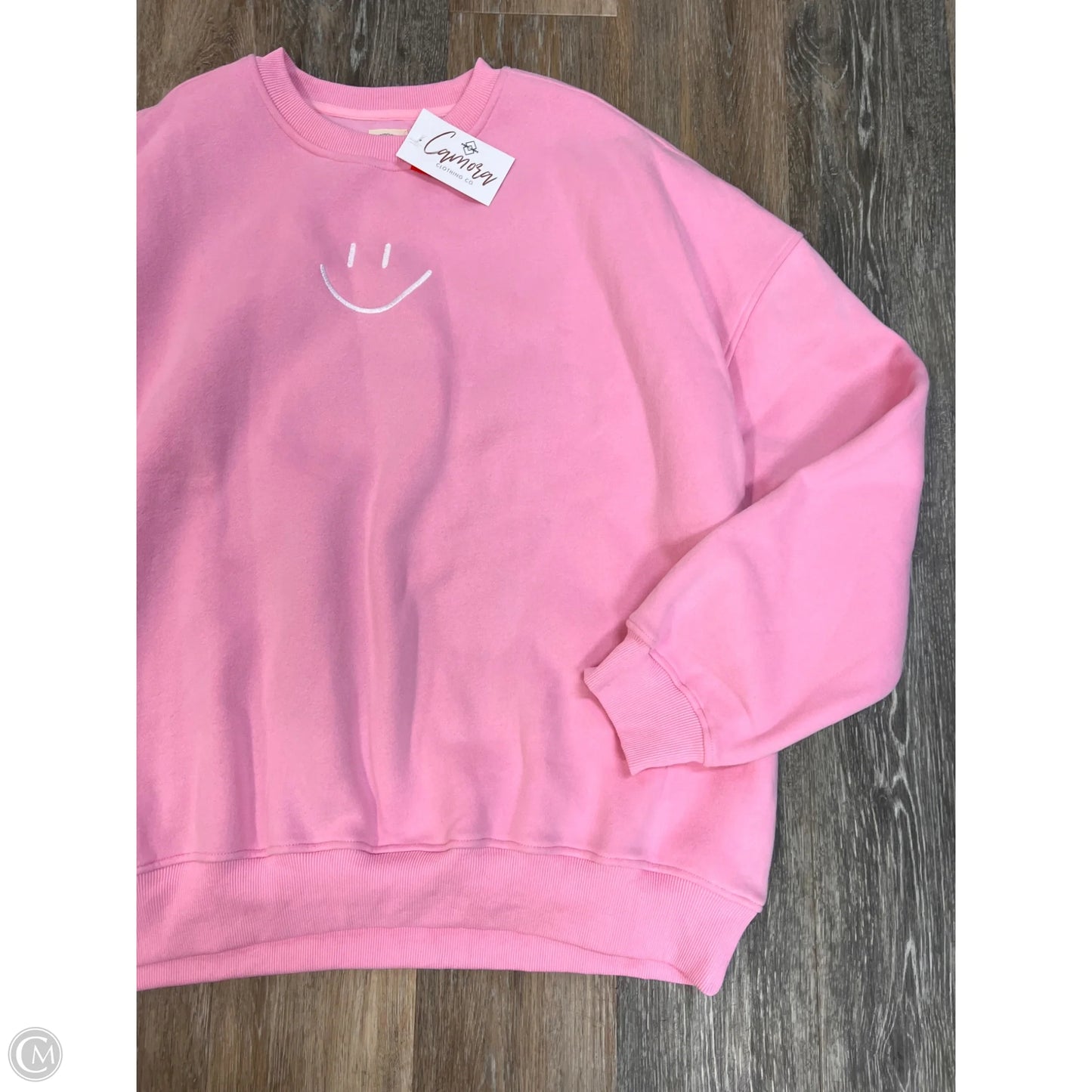 Sweatshirt Crewneck By Sunkissed Coconut In Pink, Size: XXXL