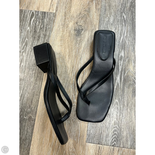 Sandals Heels Block By Steve Madden In Black, Size: 9.5