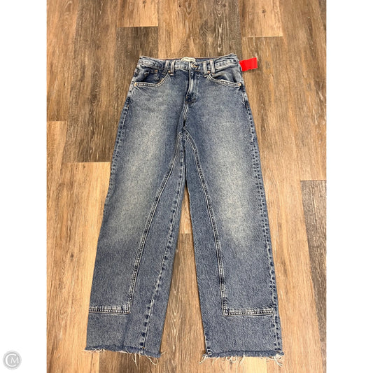Jeans Wide Leg By We The Free In Blue Denim, Size: 4