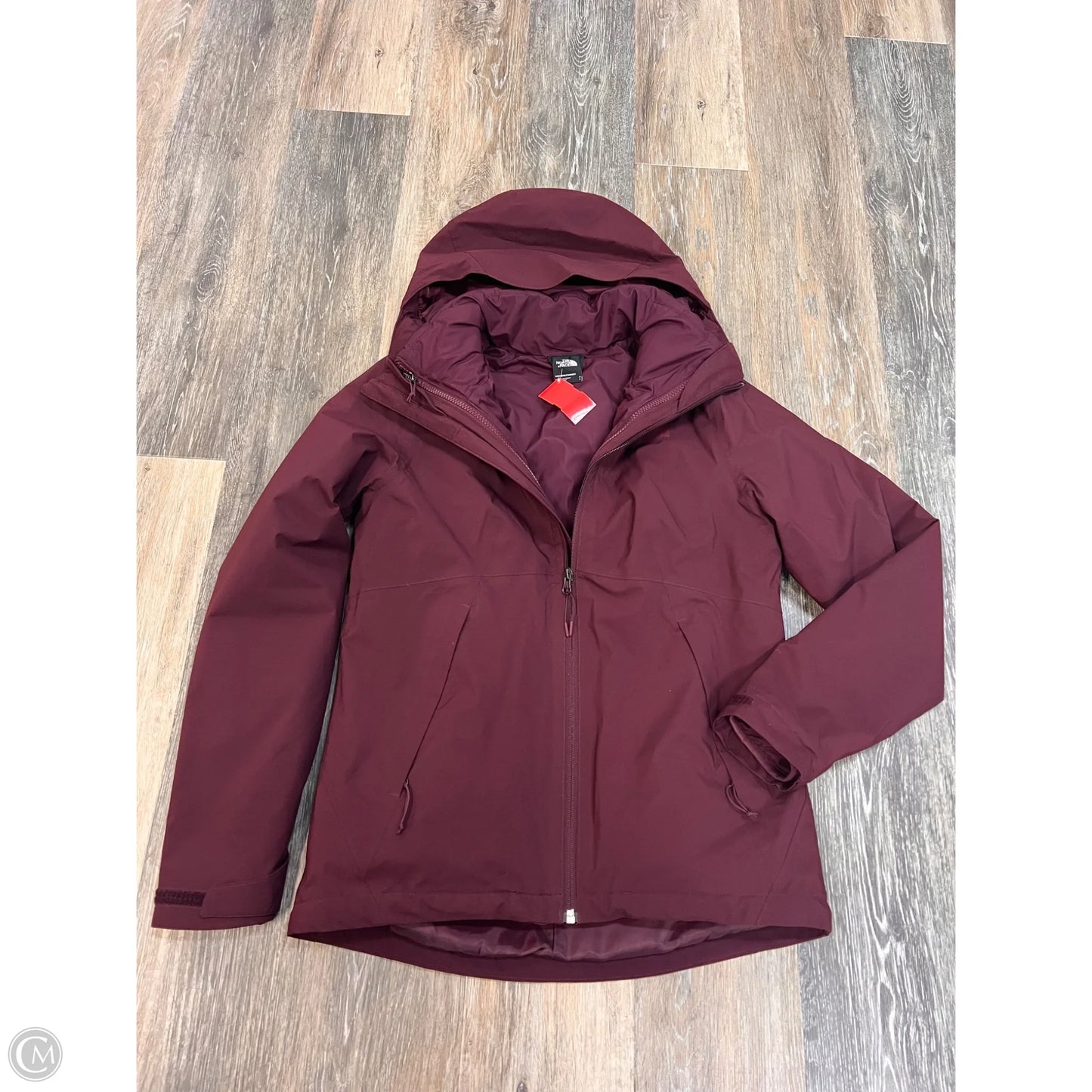 Coat Parka By The North Face In Maroon, Size: S