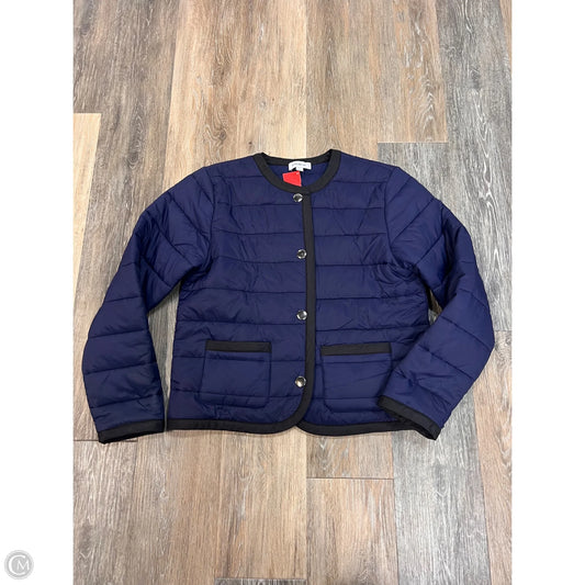 Jacket Puffer & Quilted By Evereve In Blue, Size: S