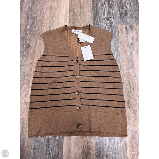 Sweater Short Sleeve By John + Jenn In Striped Pattern, Size: Xs