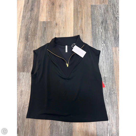 Athletic Top Short Sleeve By 7 Diamonds In Black, Size: L