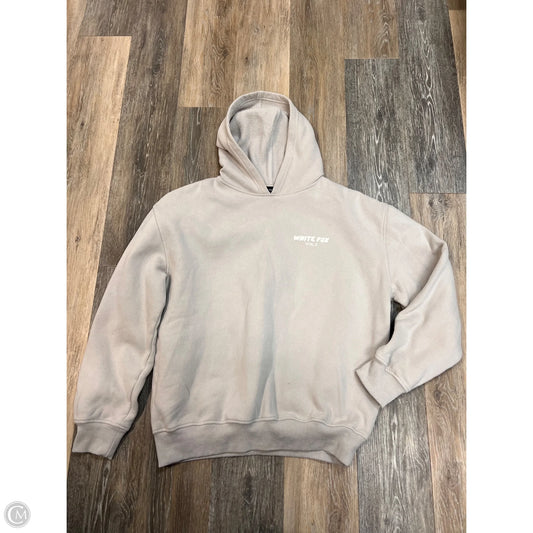 Sweatshirt Hoodie By White Fox In Grey, Size: S/M