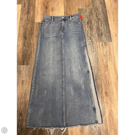 Skirt Designer By Alice + Olivia In Blue Denim, Size: 4/27