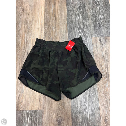 Athletic Shorts By Lululemon In Camouflage Print, Size: 6