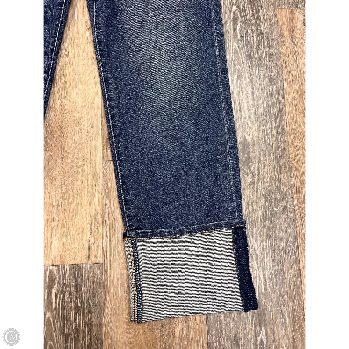 Jeans Straight By Evereve In Blue Denim, Size: 8