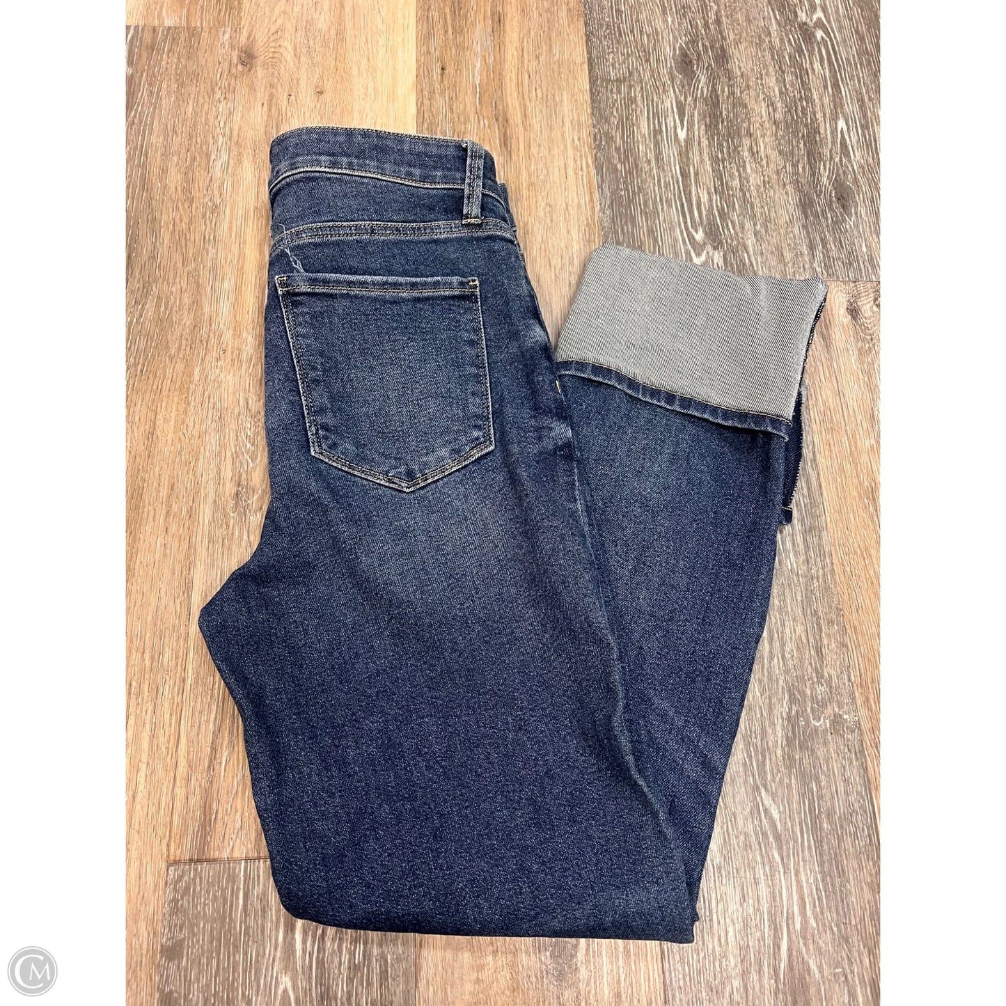 Jeans Straight By Evereve In Blue Denim, Size: 8