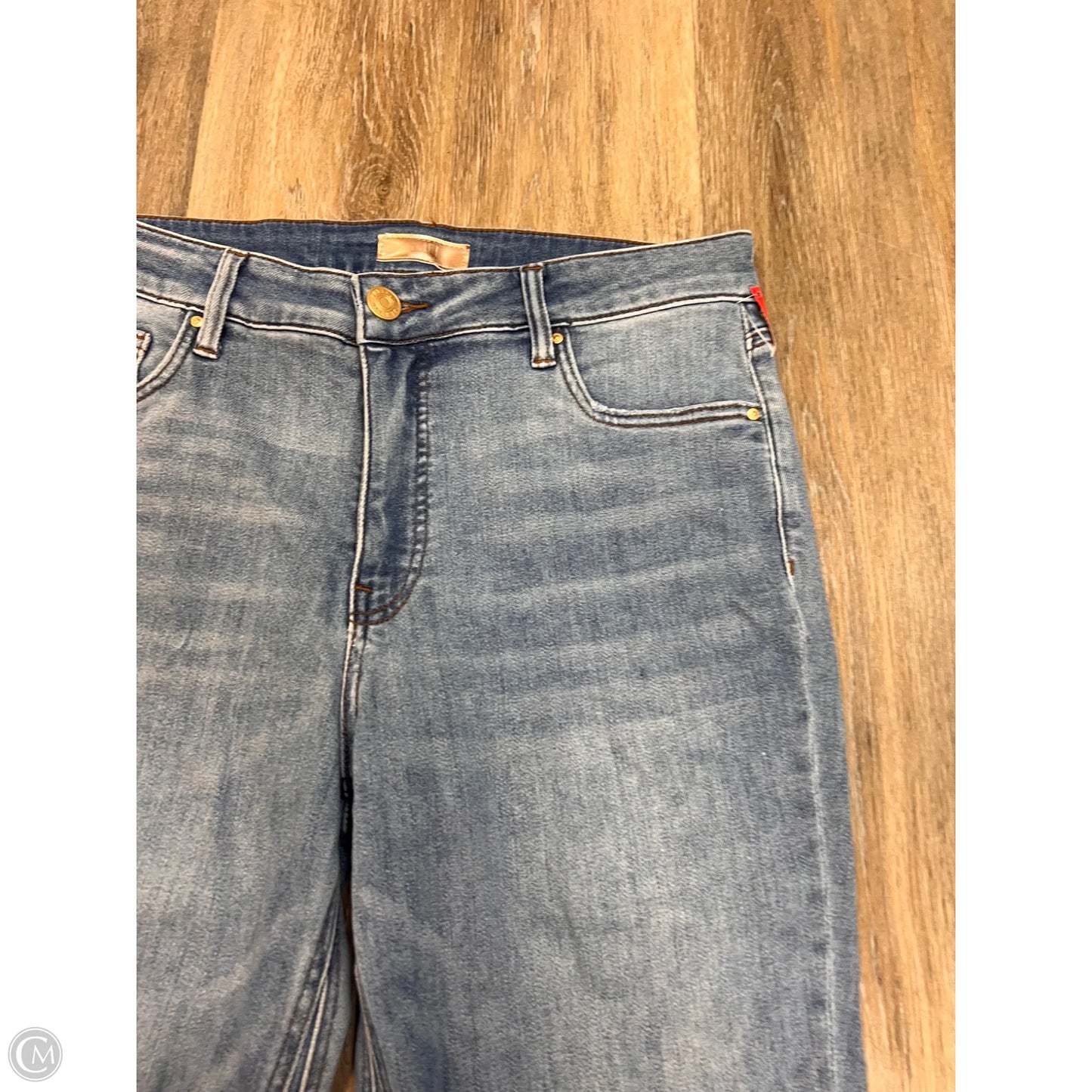 Jeans Flared By Kut In Blue Denim, Size: 10