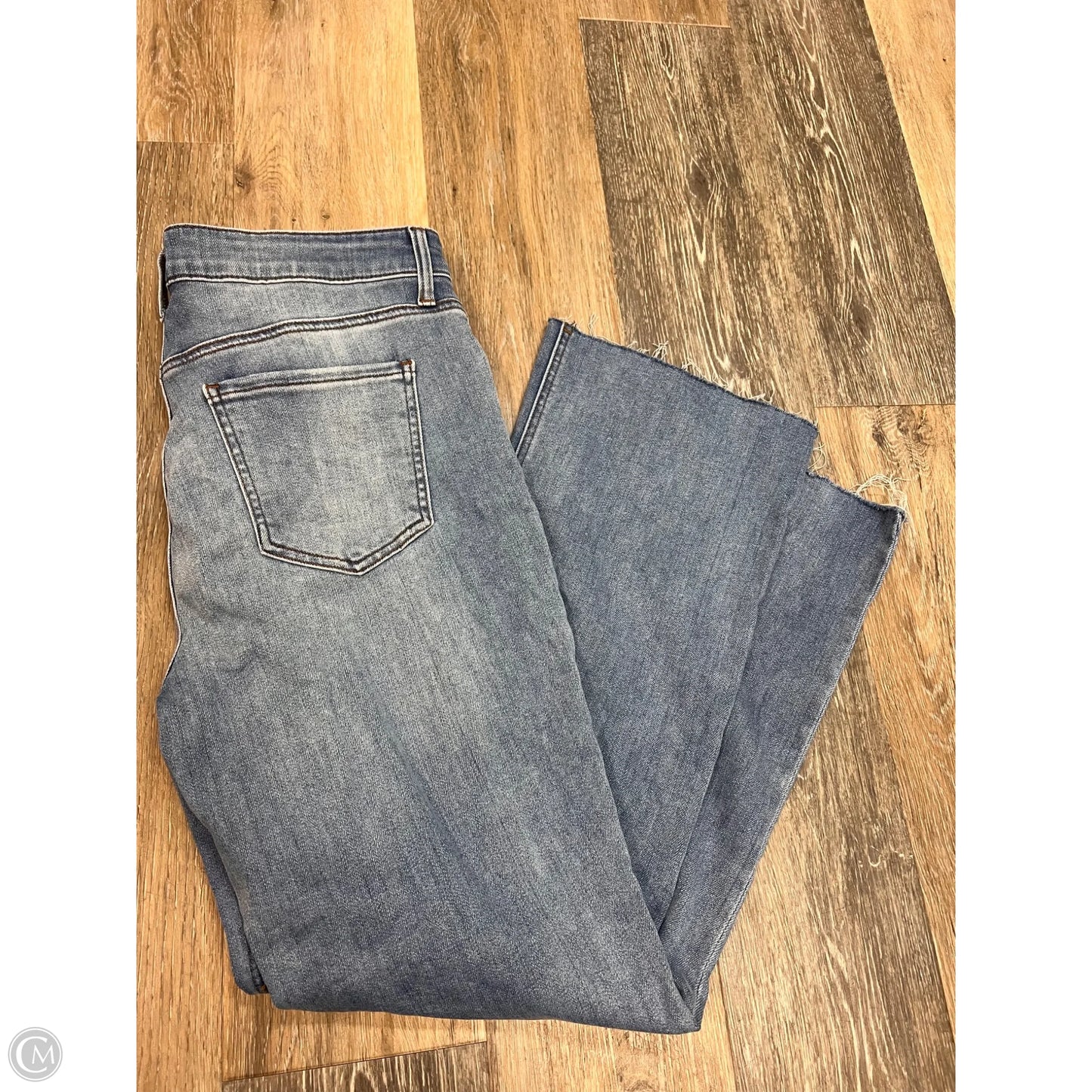 Jeans Flared By Kut In Blue Denim, Size: 10