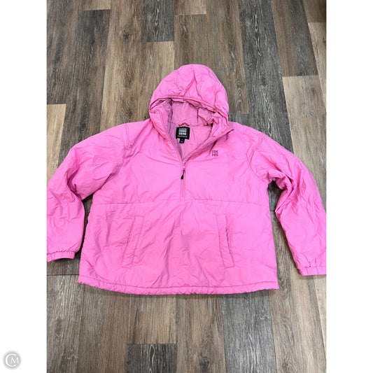 Athletic Jacket By Duluth Trading In Pink, Size: Xl