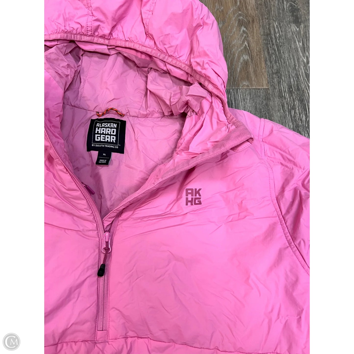 Athletic Jacket By Duluth Trading In Pink, Size: Xl