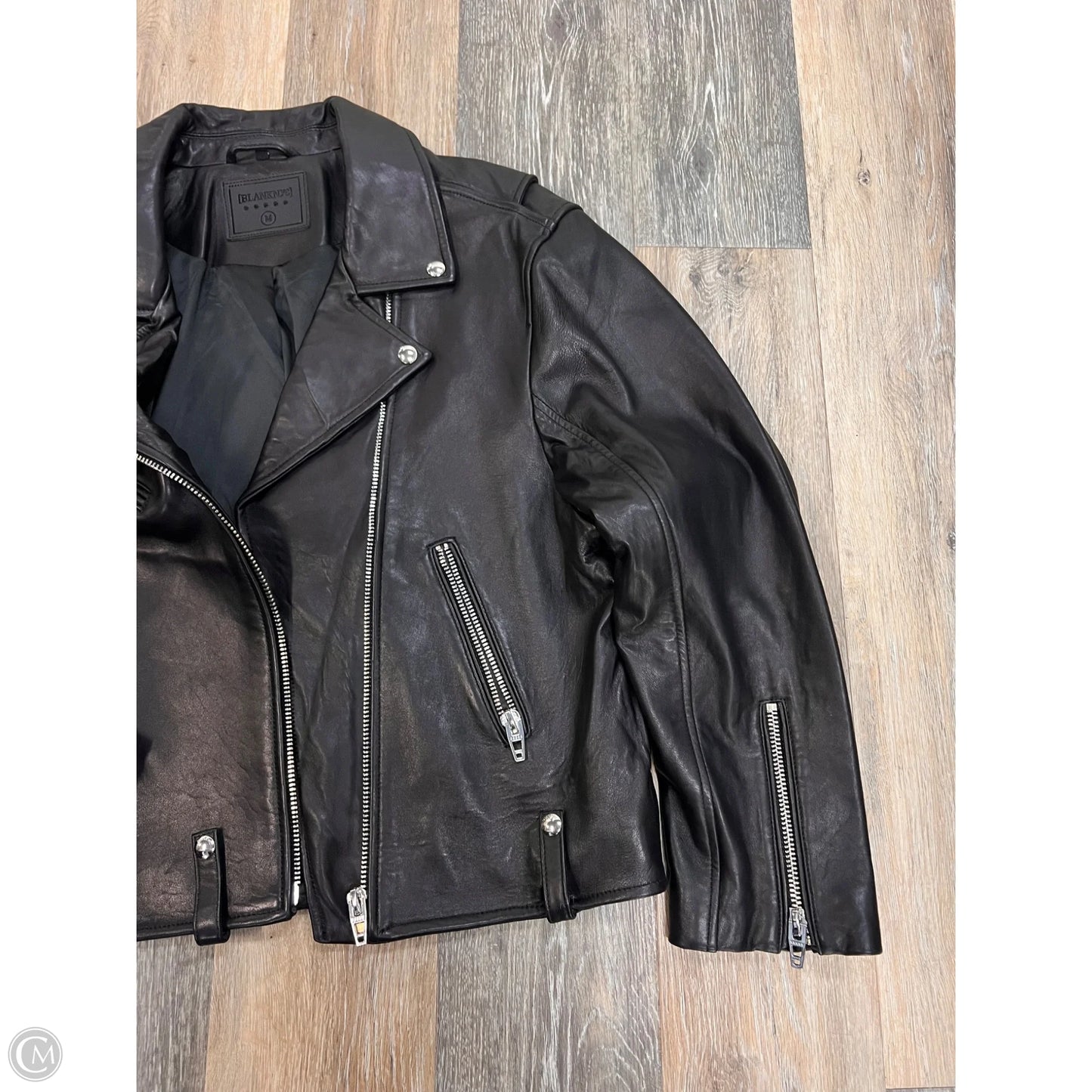 Jacket Moto Leather By Blanknyc In Black, Size: M