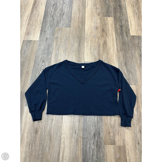Top Long Sleeve By Gilly Hicks In Navy, Size: S