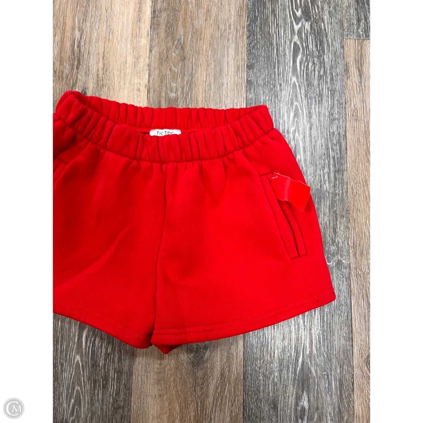 Athletic Shorts By Tic Toc In Red, Size: S