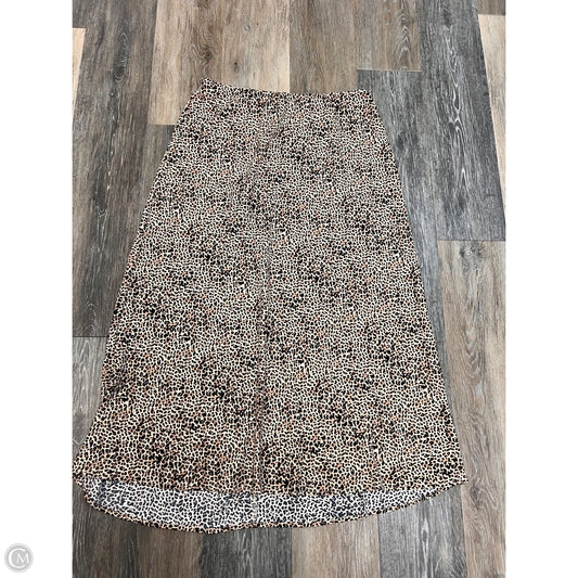 Skirt Maxi By Be Cool In Animal Print, Size: L