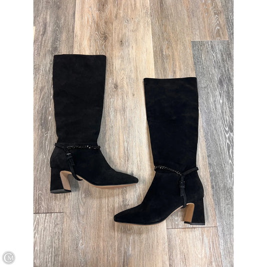Boots Knee Heels By Sanctuary In Black, Size: 9