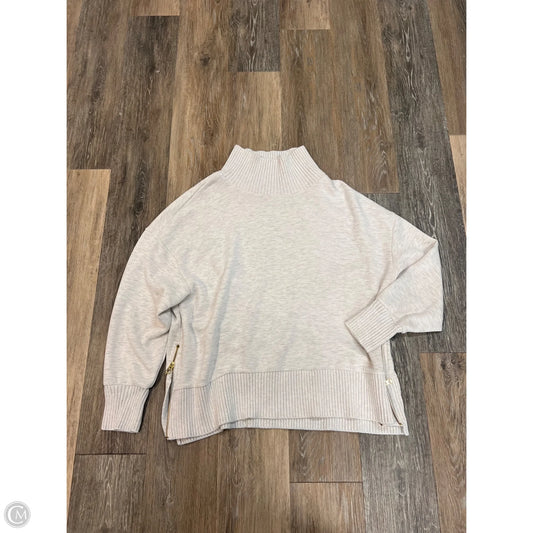 Sweatshirt Collar By Varley In Grey, Size: M