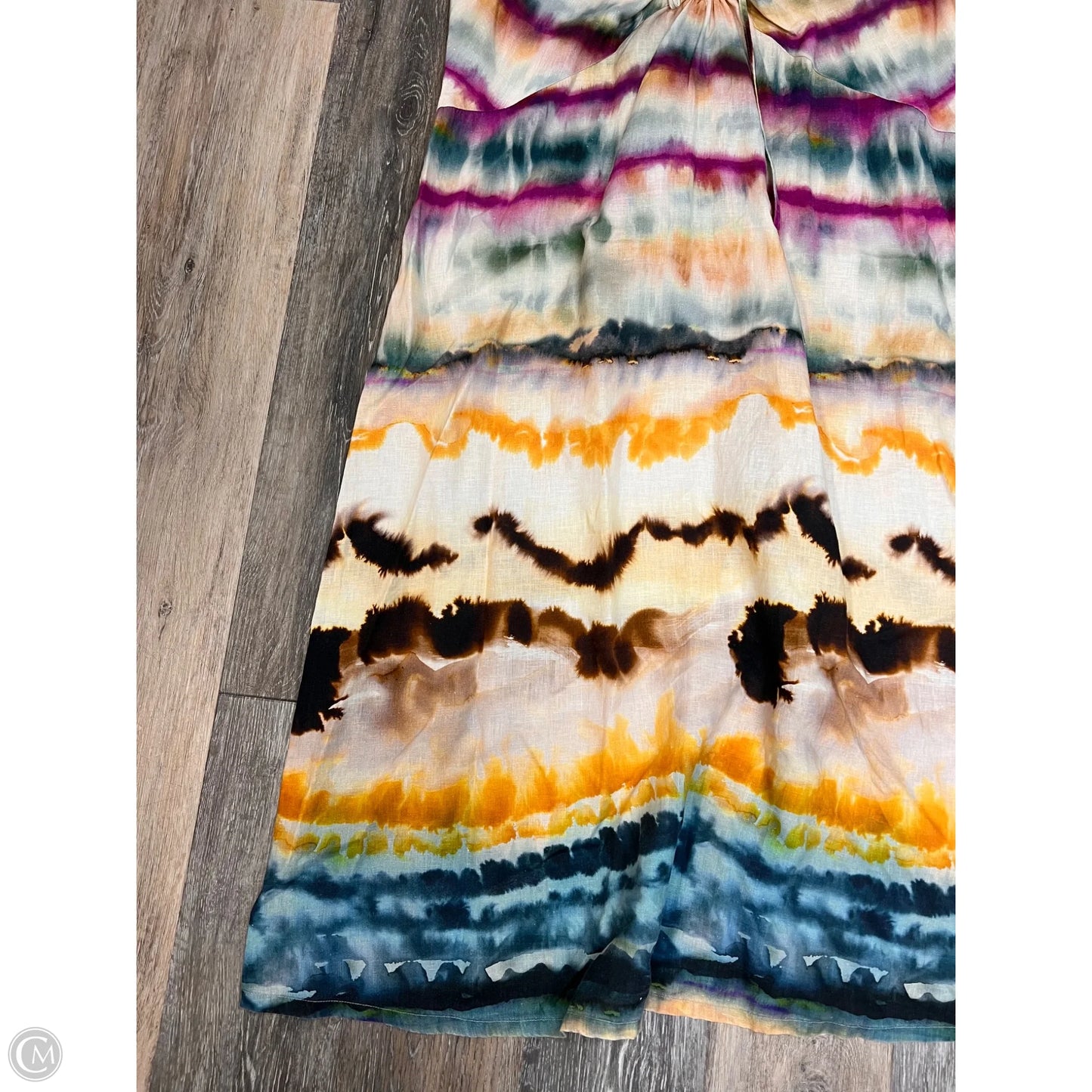 Dress Casual Maxi By Banana Republic In Tie Dye Print, Size: Xl