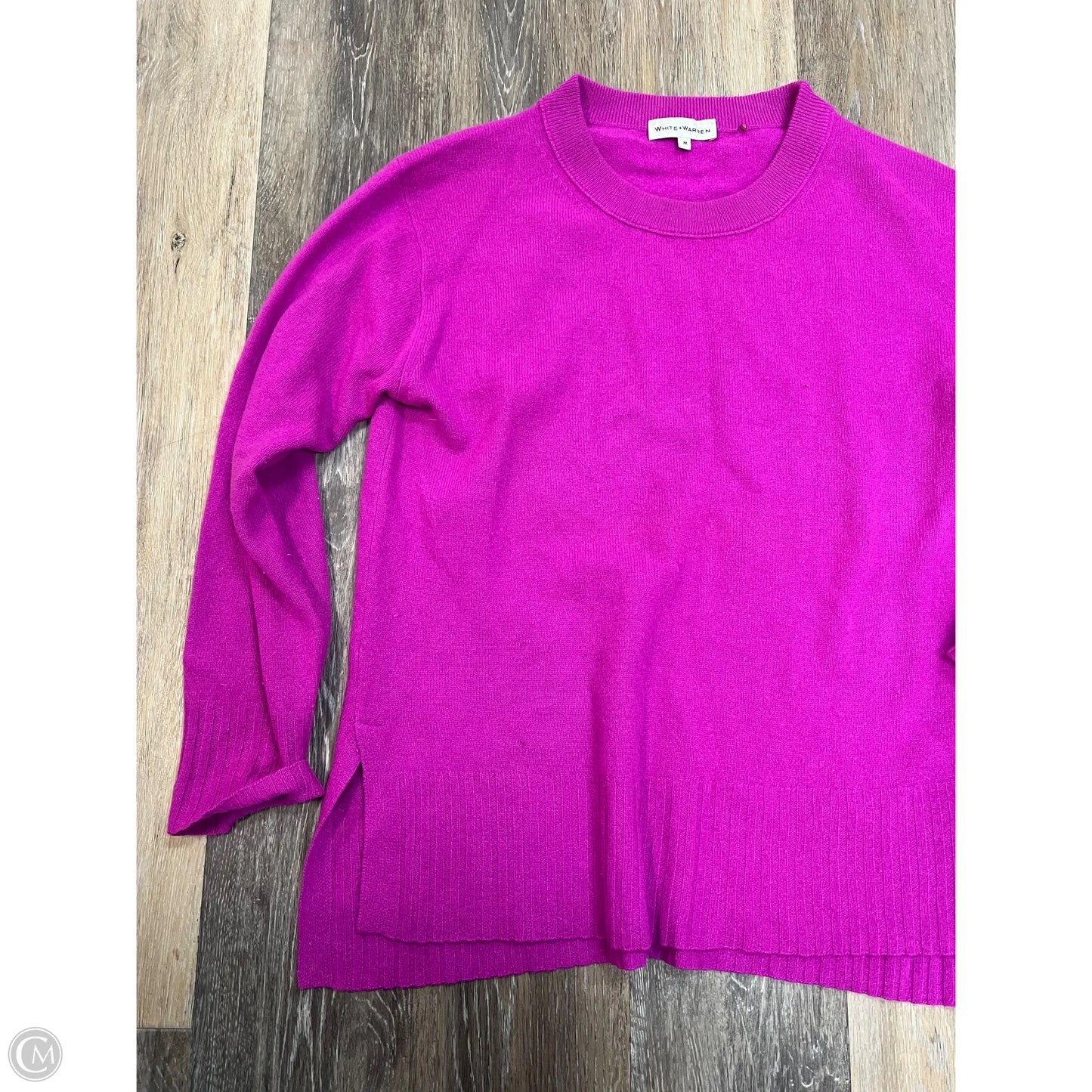 Sweater Cashmere By White And Warren In Purple, Size: M
