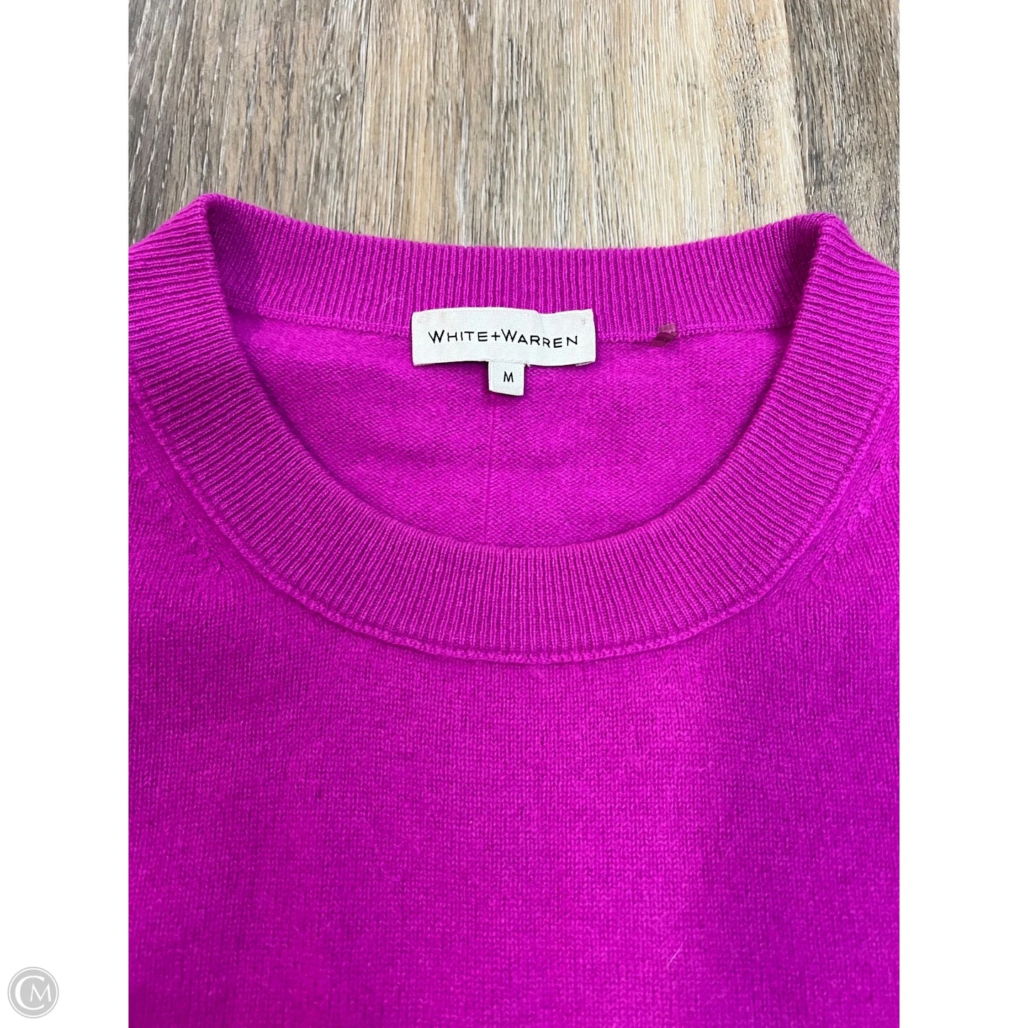 Sweater Cashmere By White And Warren In Purple, Size: M