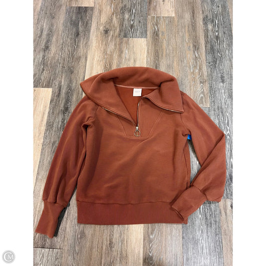 Sweatshirt Collar By Varley In Orange, Size: Xs