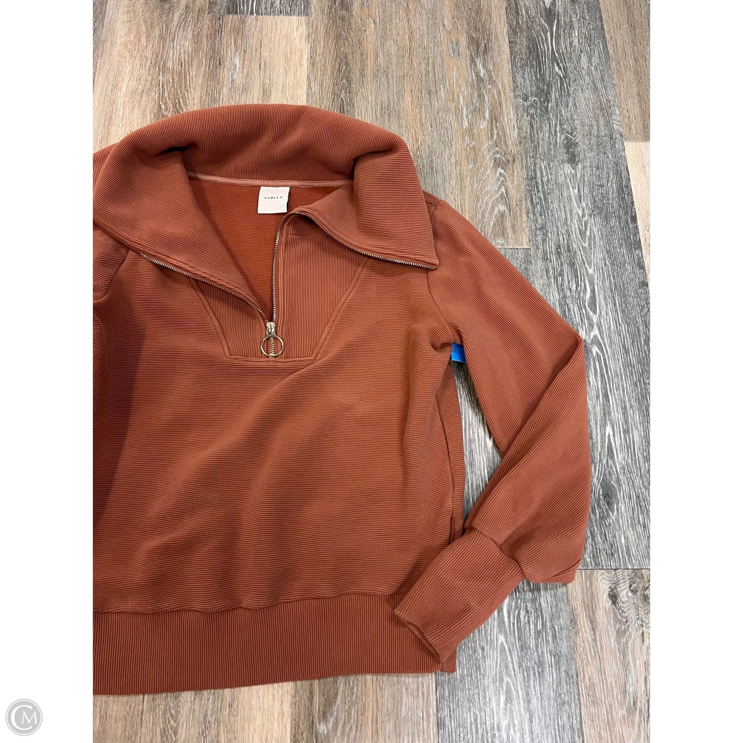 Sweatshirt Collar By Varley In Orange, Size: Xs