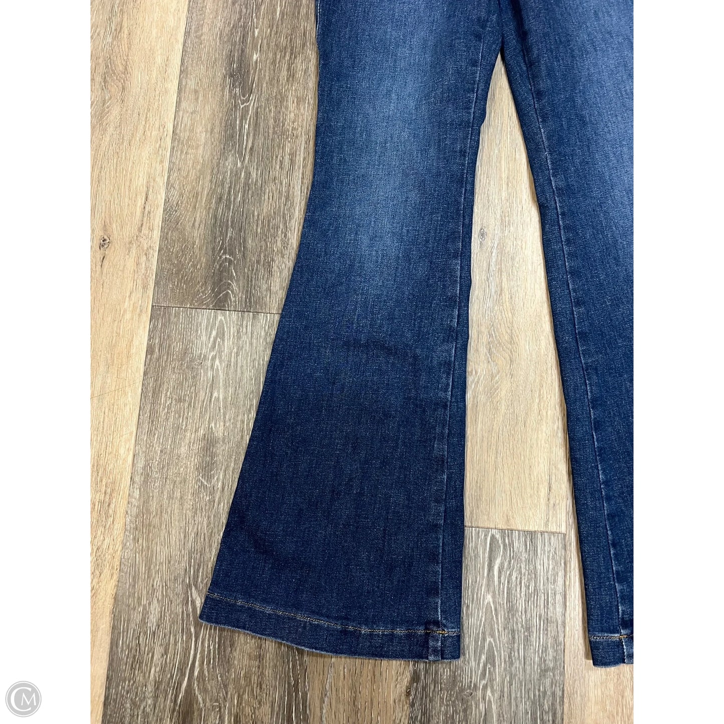 Jeans Flared By Spanx In Blue Denim, Size: Mp