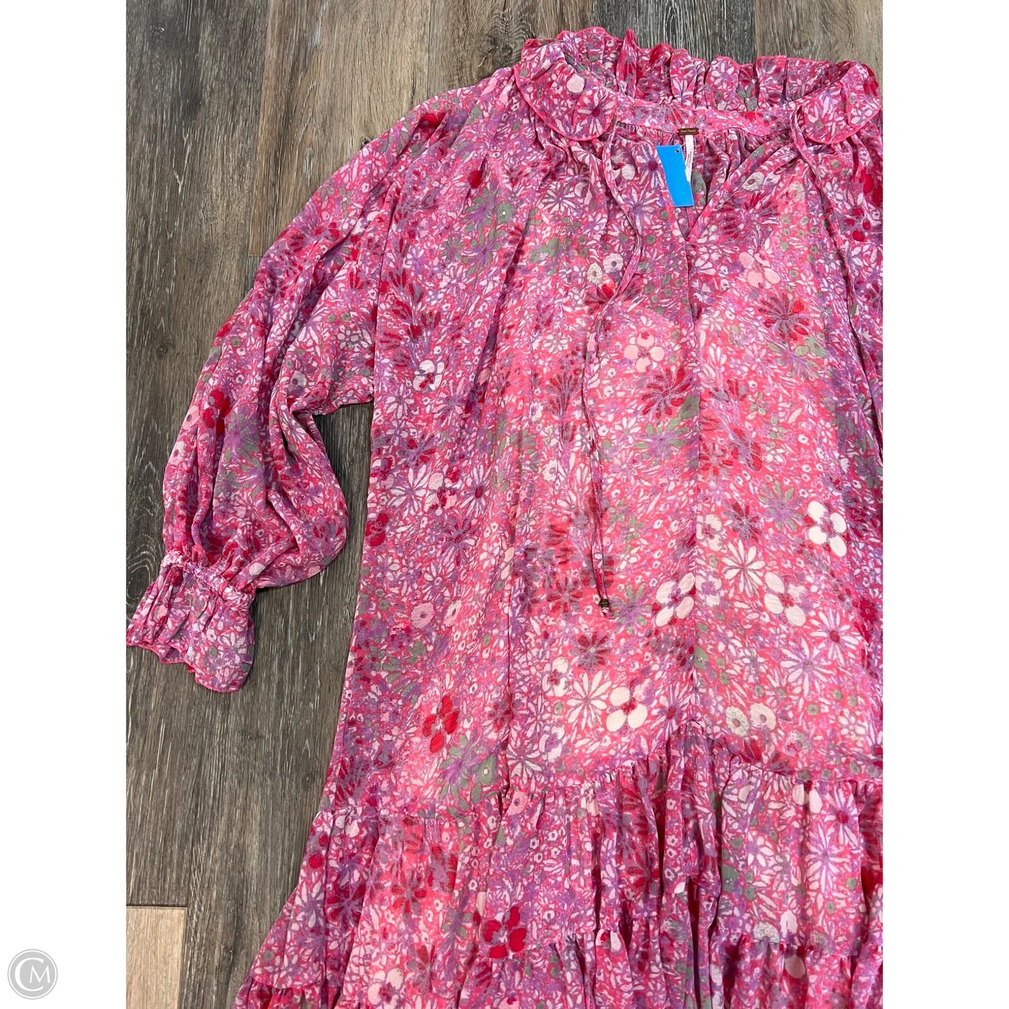 Dress Casual Maxi By Free People In Floral Print, Size: Xs