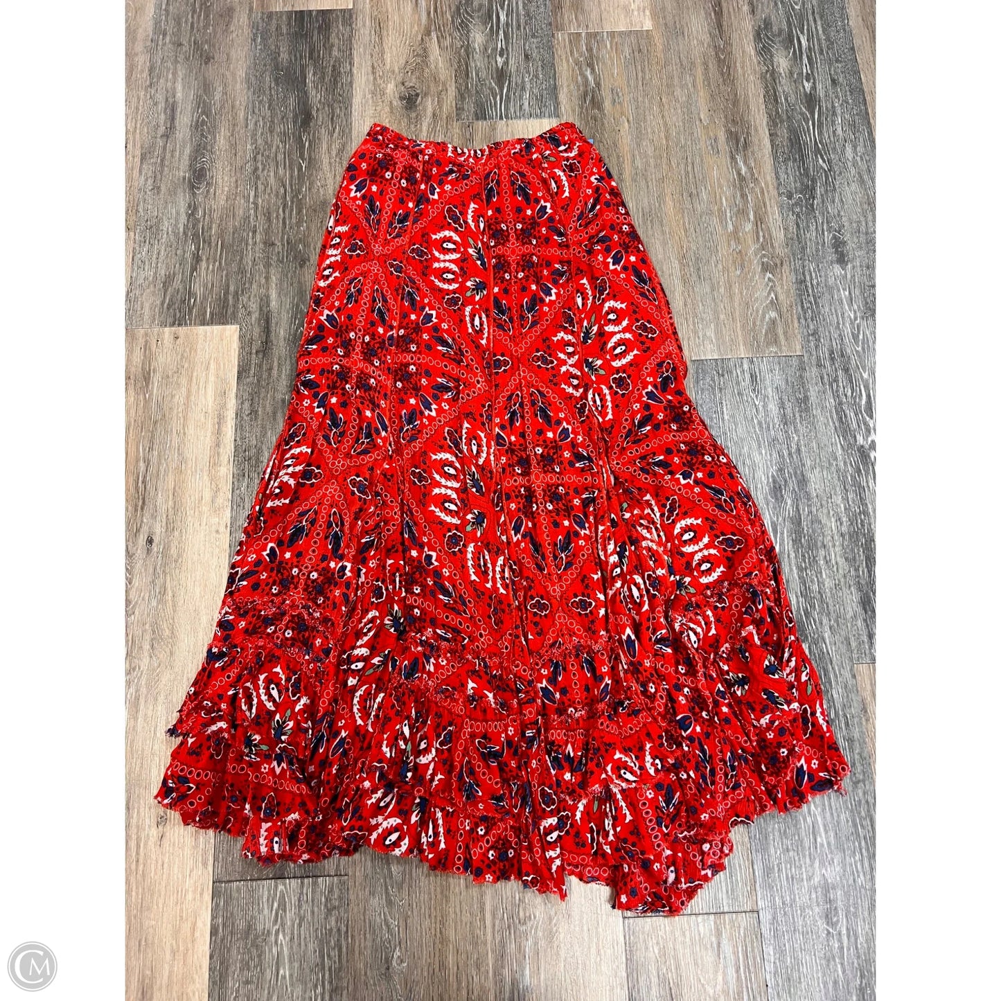 Skirt Maxi By Free People In Red, Size: Xs