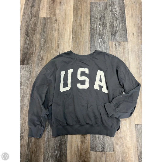 Top Long Sleeve By Tres Bien In Grey, Size: L